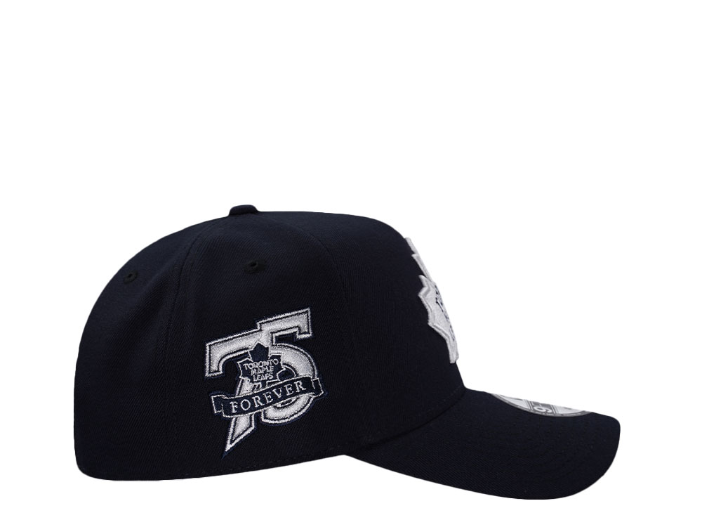 New Era Toronto Maple Leafs 75th Anniversary Navy Prime Edition 9Forty A Frame Snapback Cap