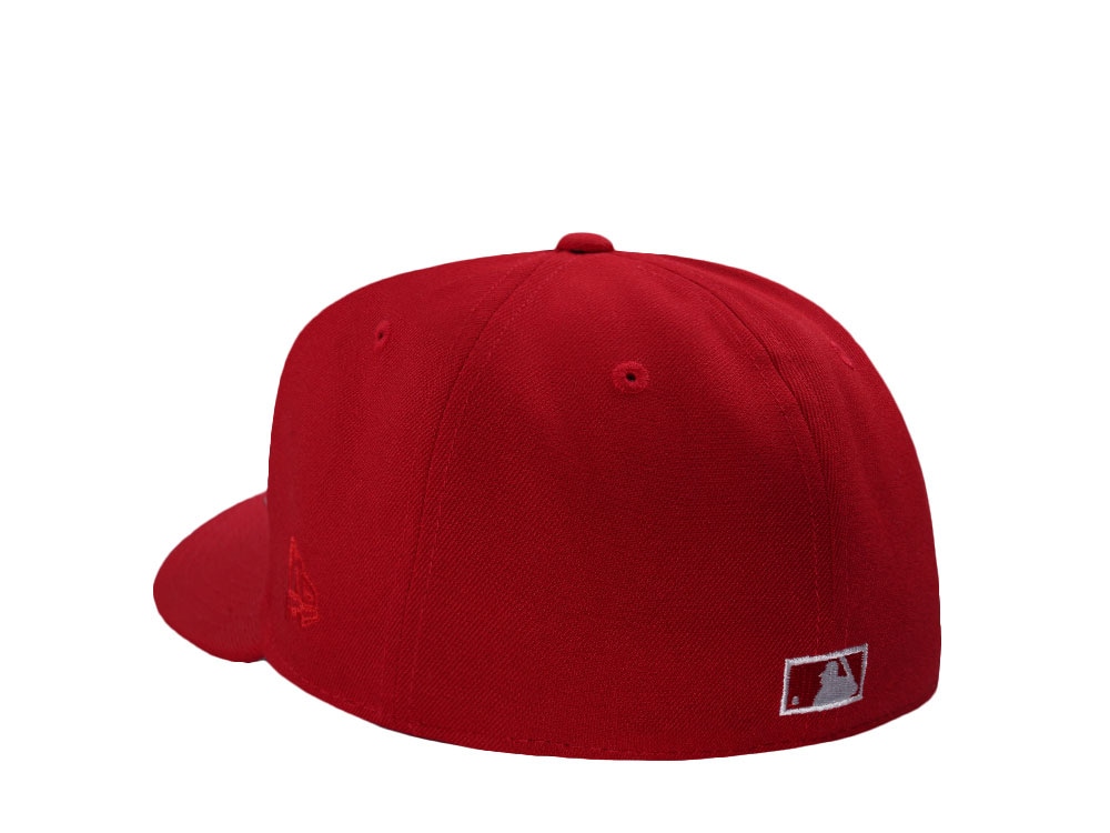 New Era New York Yankees World Series 1999 Scarlet Prime Edition 59Fifty Pre Curved Fitted Cap