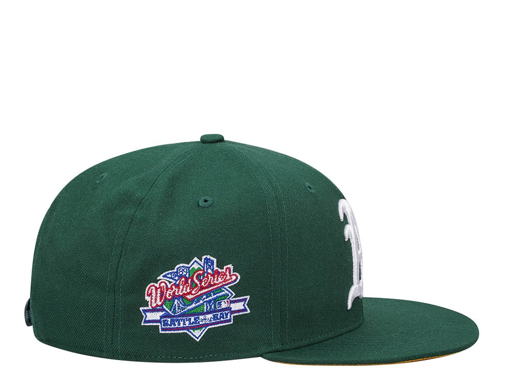47Brand Oakland Athletics World Series 1989 Dark Green Sure Shot Under Captain Snapback Cap