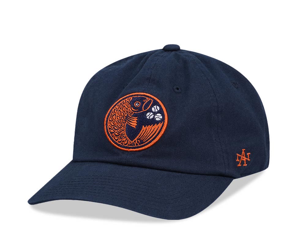 American Needle Hiroshima Carp Ballpark Navy  Strapback Cap