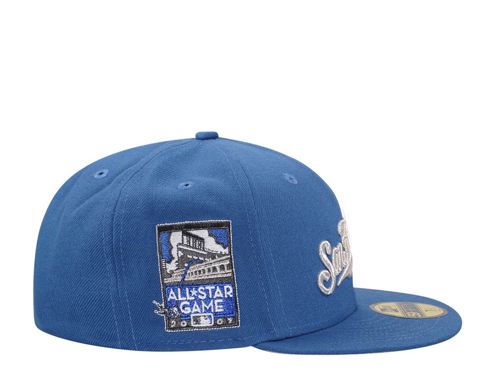 New Era San Francisco Giants All Star Game 2007 Silver Indigo Edition 59Fifty Fitted Cap