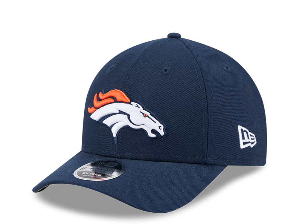 New Era Denver Broncos NFL Team Navy Edition 9Forty M Crown Snapback Cap