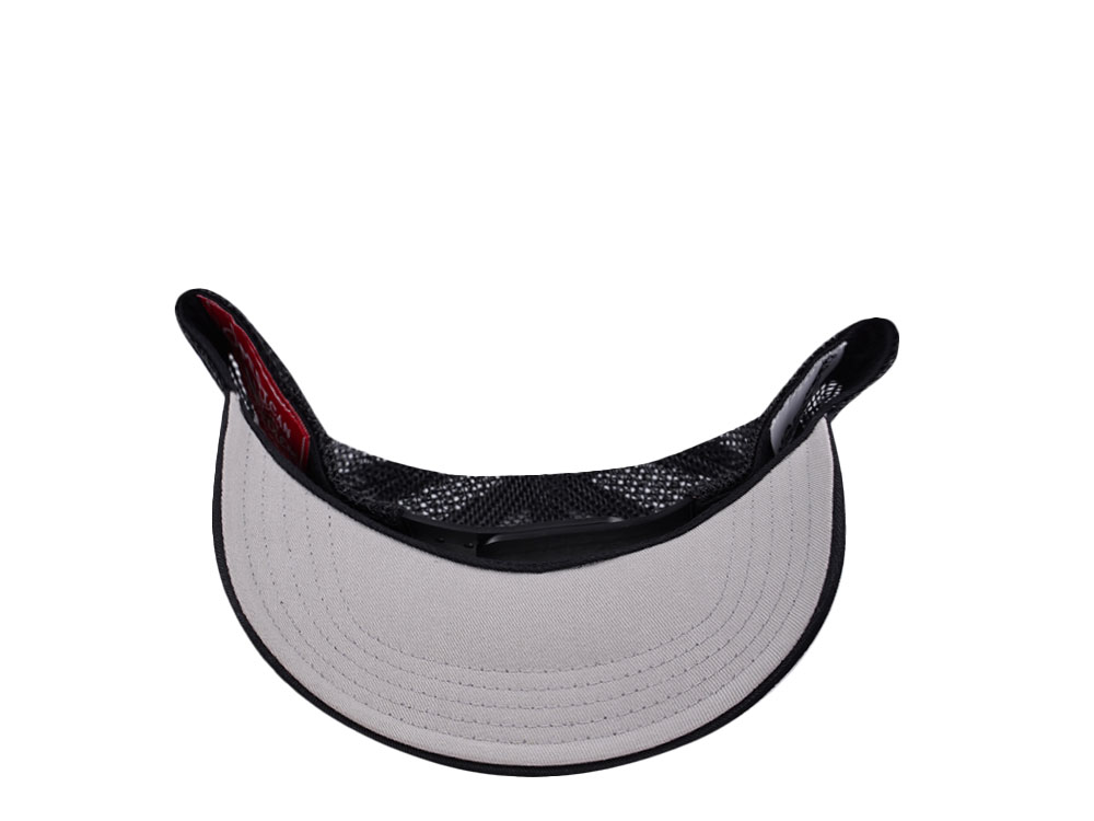 American Needle Mack Truck Square Patch Valin Black Trucker Snapback Cap