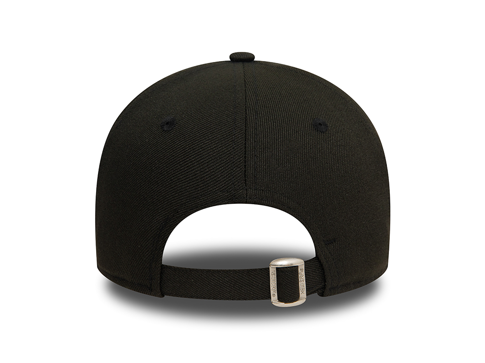 New Era Classic Logo Black and White 9Twenty Strapback Cap