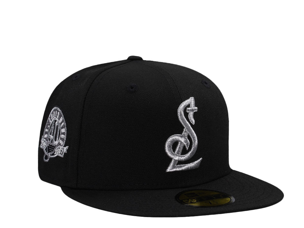 New Era St. Louis Blues 40th Anniversary Black Metallic Edition 59Fifty Fitted Cap