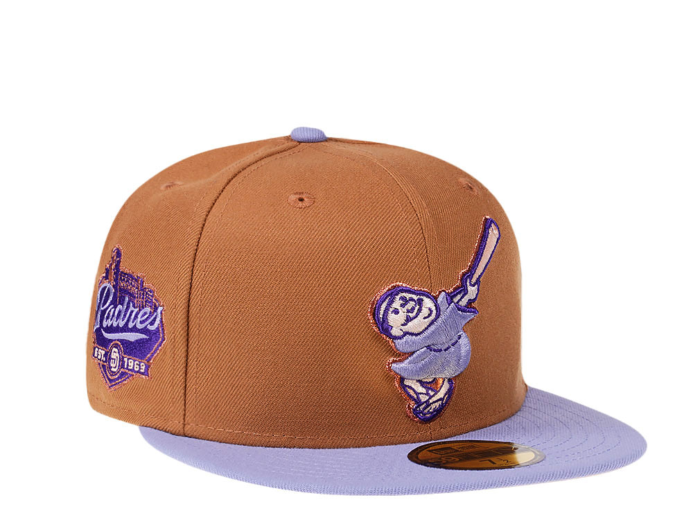 New Era San Diego Padres Uniform Patch Copper Prime Two Tone Edition 59Fifty Fitted Cap