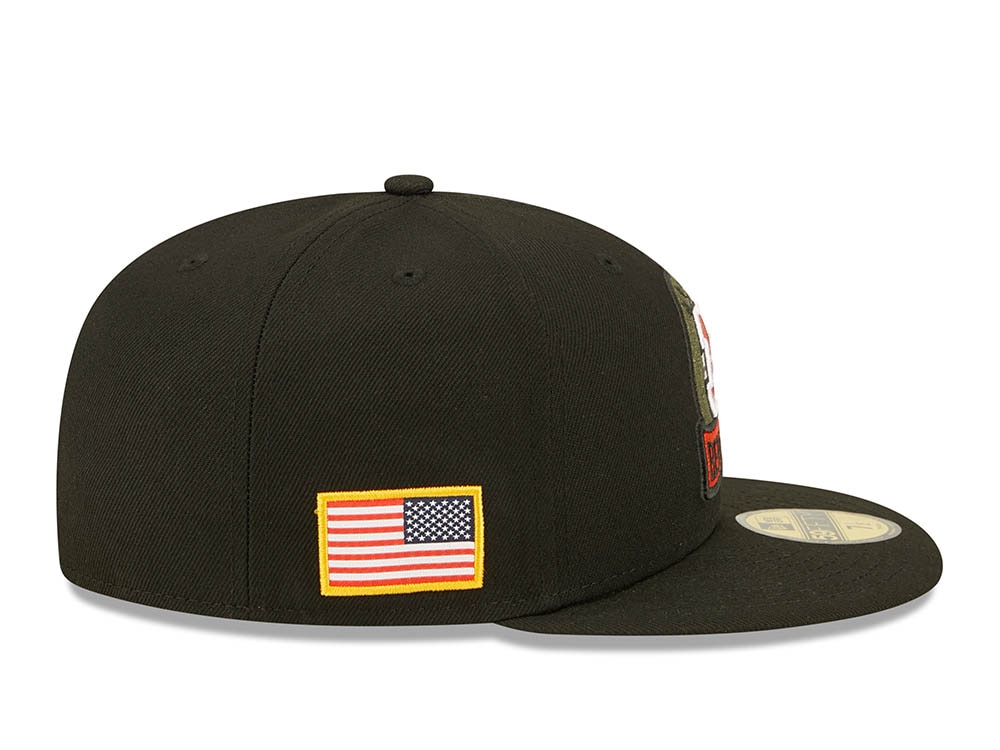 New Era Cincinnati Bengals Salute to Service 2022 Fitted 59Fifty Cap