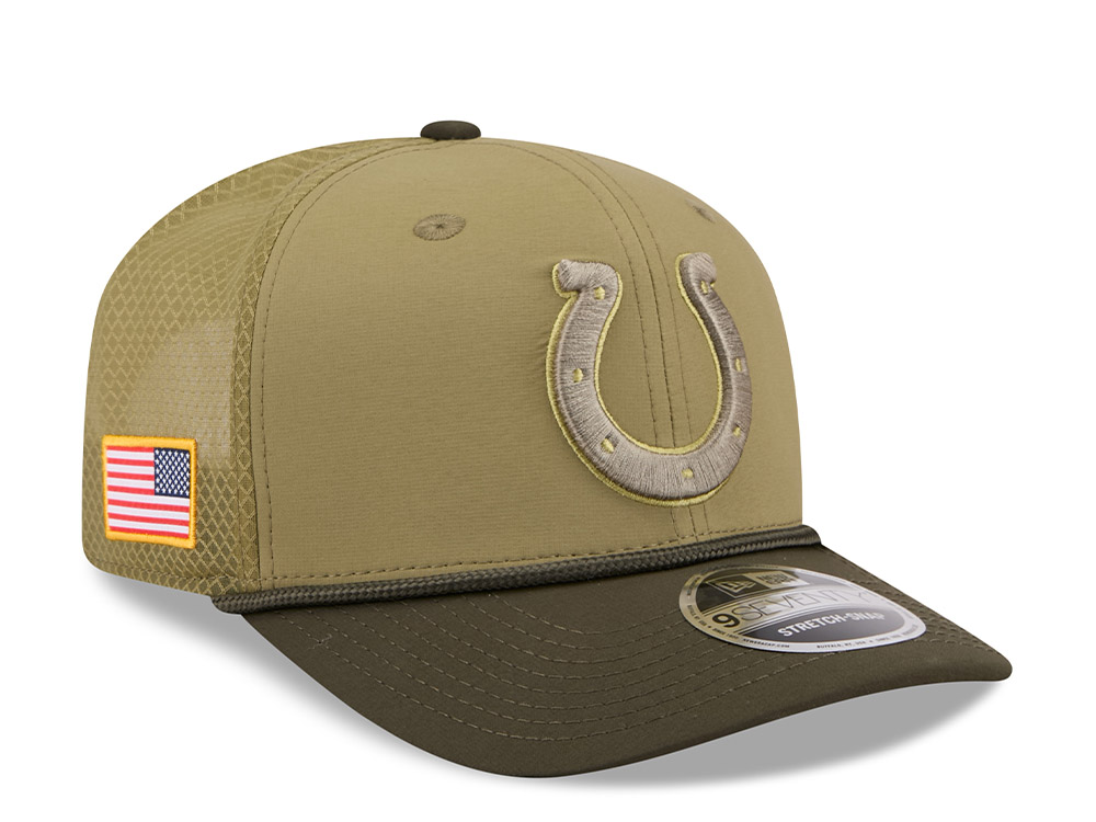 New Era Indianapolis Colts Salute To Service 2025 9Seventy Snapback Cap