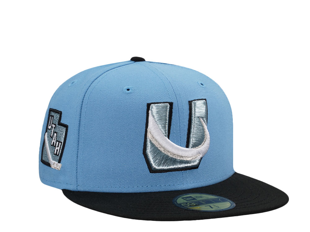 New Era Utah Mammoth Sky Blue Two Tone Edition 59Fifty Fitted Cap