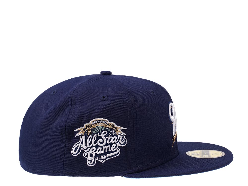New Era Milwaukee Brewers All Star Game 2002 Glacier Blue Edition 59Fifty Fitted Cap