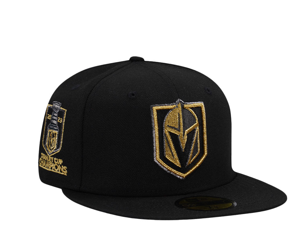 New Era Vegas Golden Knights Stanley Cup Champions 2023 Black Prime Edition 59Fifty Fitted Cap