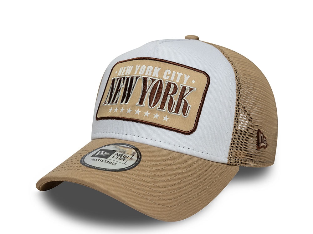 New Era New York City Patch 9Forty A Frame Trucker Snapback Cap
