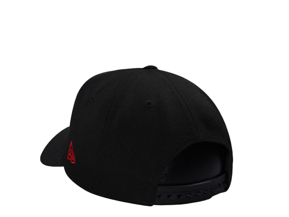 New Era Kansas City Chiefs 50th Anniversary Black Edition 9Forty A Frame Snapback Cap