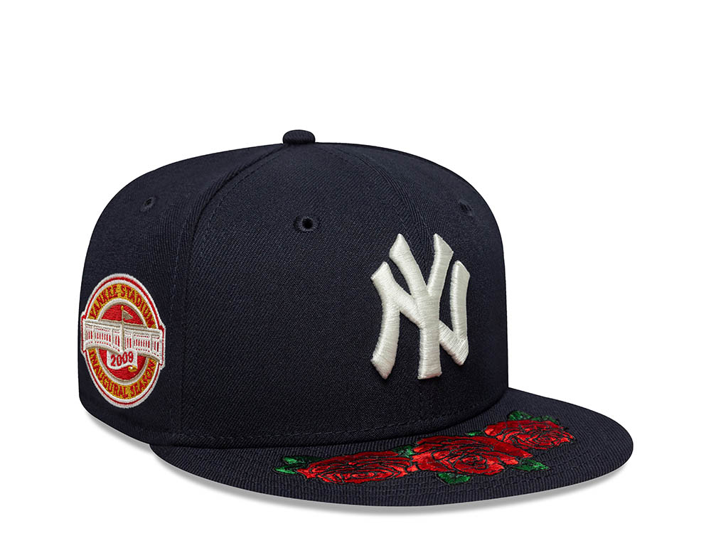 New Era New York Yankees Inaugural Season 2009 Floral Navy Prime Edition 59Fifty Fitted Cap