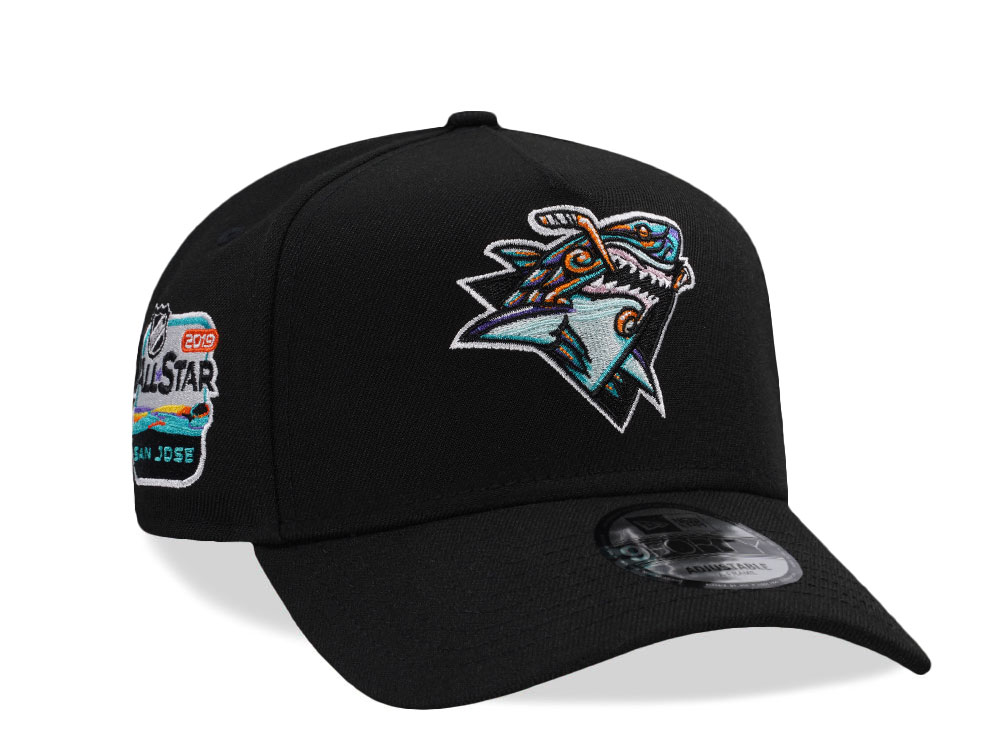 New Era San Jose Sharks All Star Game 2019 Black Prime Edition 9Forty A Frame Snapback Cap