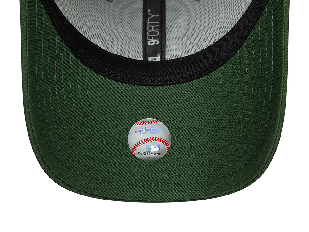 New Era Los Angeles Dodgers League Essential Dark Green Edition 9Forty Strapback Cap