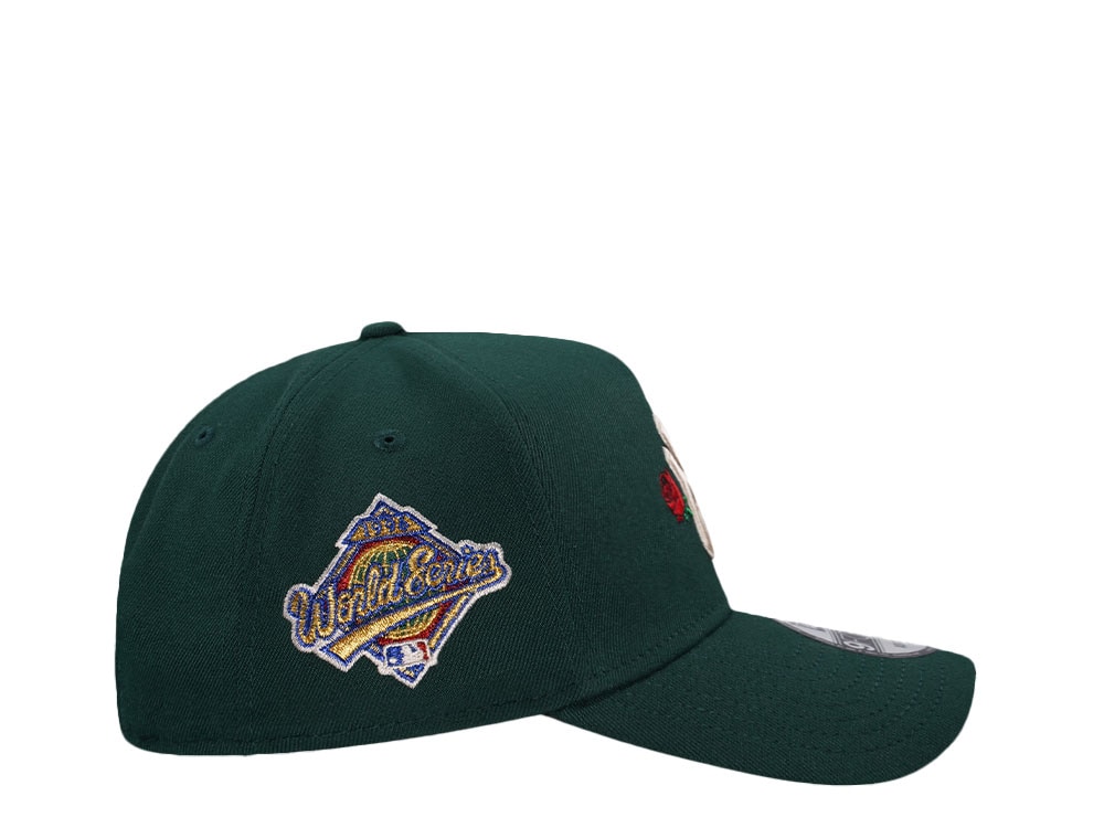 New Era New York Yankees World Series 1996 Green Rose 9Forty A Frame Snapback Cap