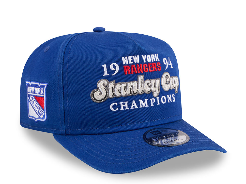 New Era New York Rangers Stanley Cup Champions 1994 Historic Blue Edition 9Fifty A Frame Snapback Cap
