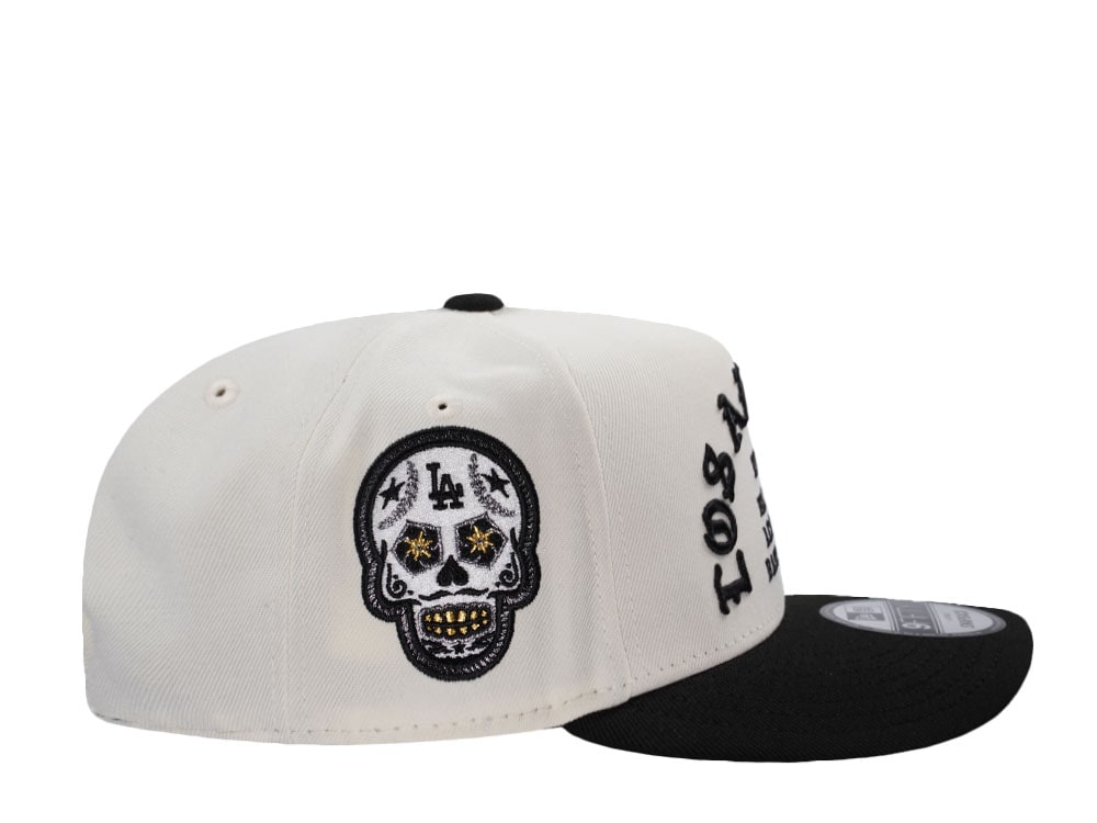 New Era Los Angeles Dodgers Skull Chrome Two Tone Edition 9Fifty A Frame Snapback Cap