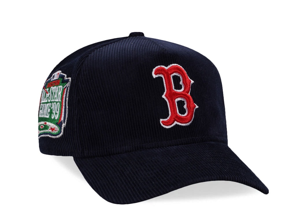 New Era Boston Red Sox All Star Game 1999 Navy Throwback Corduroy Edition 9Forty A Frame Snapback Cap