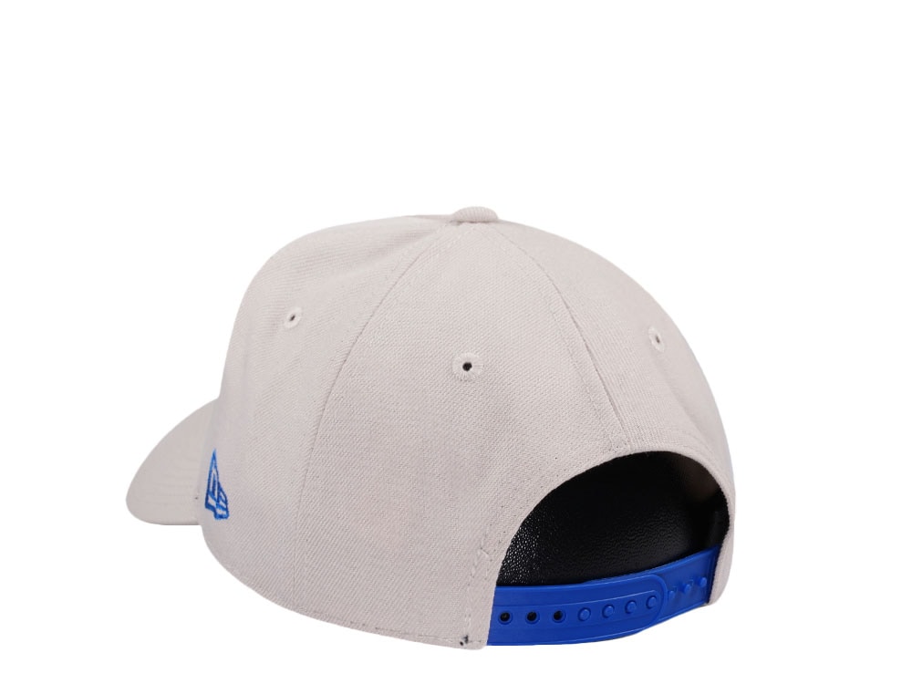New Era Los Angeles Rams Script Stone White Edition 9Forty A Frame Snapback Cap