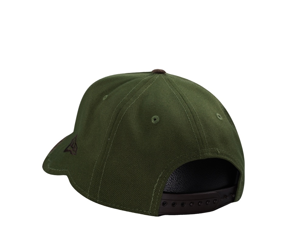 New Era New York Yankees World Series 2000 Rifle Green Walnut Corduroy Two Tone Edition 9Forty A Frame Snapback Cap