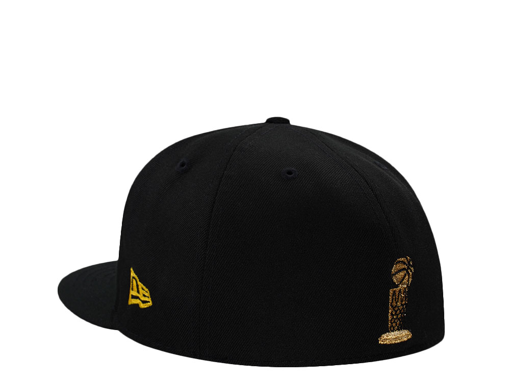 New Era Los Angeles Lakers NBA Finals 2002 Black Prime Edition 59Fifty Fitted Cap