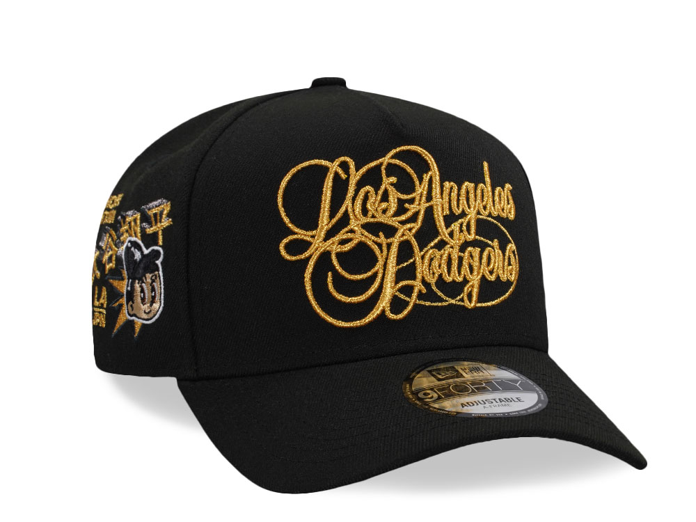 New Era Los Angeles Dodgers Ohtani Black Gold Prime Edition 9Forty A Frame Snapback Cap