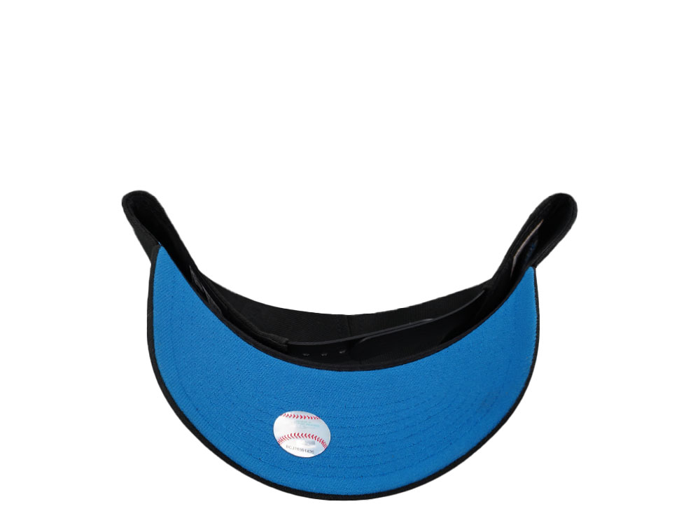 New Era Toronto Blue Jays 30th Anniversary Black Blue 9Forty A Frame Snapback Cap
