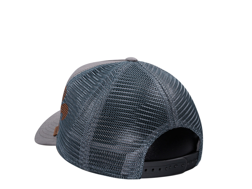 Djinns Linen Gray Trucker Snapback Cap
