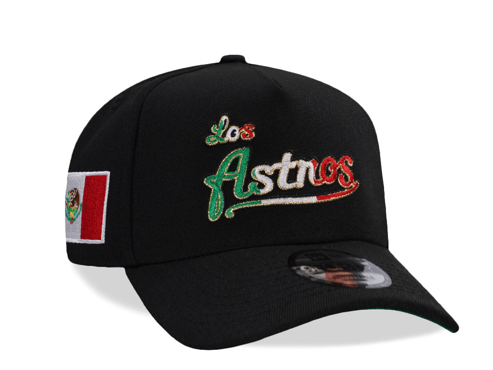 New Era Houston Astros Mexico Black Edition 9Forty A Frame Snapback Cap