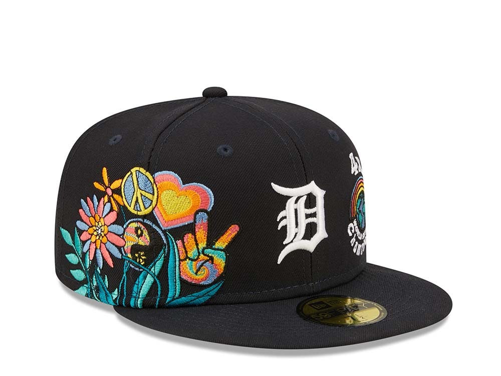 New Era Detroit Tigers 4x World Series Champions - Navy Groovy Edition 59Fifty Fitted Cap