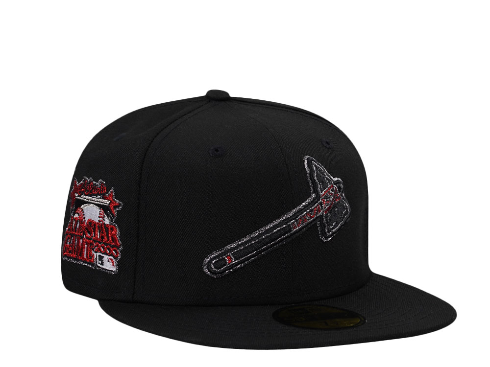 New Era Atlanta Braves Titanium Red Metallic Edition 59Fifty Fitted Cap