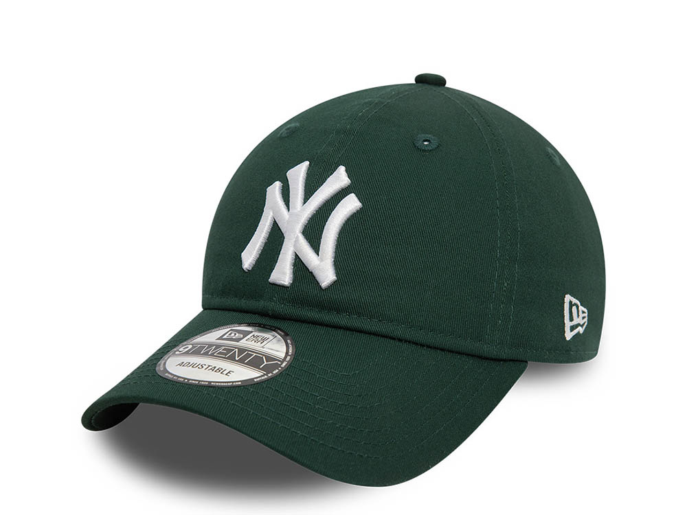 New Era New York Yankees League Essential Dark Green 9Twenty Strapback Cap