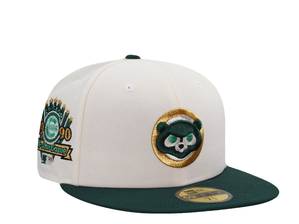 New Era Chicago Cubs All Star Game 1990 Chrome Two Tone Edition 59Fifty Fitted Cap