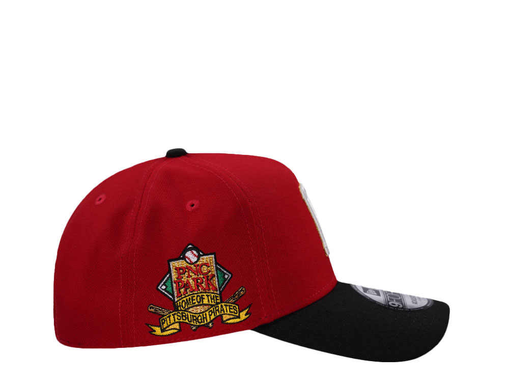 New Era Pittsburgh Pirates PNC Park Scarlet Two Tone Edition 9Forty A Frame Snapback Cap