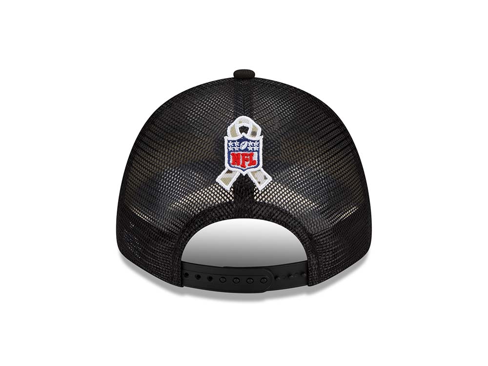 New Era Carolina Panthers Salute to Service 21 9Forty Trucker Snapback Cap