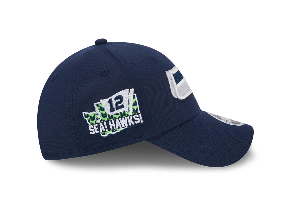 New Era Seattle Seahawks NFL24 Draft 9Forty Stretch Snapback Cap