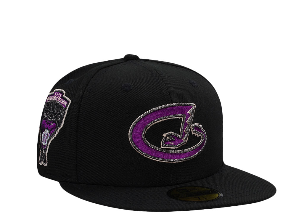 New Era Arizona Diamondbacks X Black Prime Edition 59Fifty Fitted Cap
